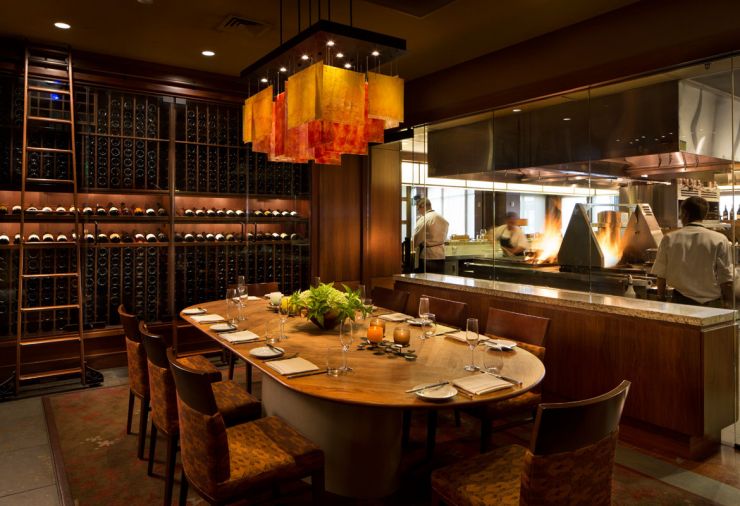 he Chef’s Table at Allison 
Inn’s Jory restaurant, is one of the best seats in the house.