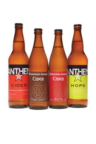 Try these ciders: [1] ANTHEM CIDER Made from a blend of dessert apples, Anthem’s straight cider is an easy, everyday drinker with very light tannins, a sweet entry, and a tart, quenching finish. Price $5.99 [2] GOLDEN RUSSETT SINGLE VARIETAL This gold-colored cider is big and complex, with mild carbonation and a rich honey aroma. Sweet at first, Golden Russet Single Varietal finishes dry and nutty, almost like a very light sherry. Noticeable tannin structure makes this an easy swap for wine; it would be a great addition to the holiday table. Price $6.49 [3] WICKSON 2014 SINGLE VARIETAL CRAB APPLE Wickson 2014 is a single-varietal dry cider from a crab apple renowned for high levels of sugar and acidity. Its bracingly tart, lemon-like flavor begs to be paired with food, where it’s an exceptional match for rich or oily fare. Price $6.49 [4] ANTHEM HOPS Anthem’s straight cider, dry-hopped with Northwest-grown Cascades. Crisp, floral, and aromatic with just the slightest hint of hop bitterness, this cider is great on its own or paired with hearty fare like curry or burgers. Also available in a fresh hopped version in the fall. Price $5.99 Plan a visit to Wandering Aengus tasting room in Salem at 4050 Fairview Industrial Drive, where you can sample their standard lineup alongside one-offs and experimental batches that may never make it to bottles.