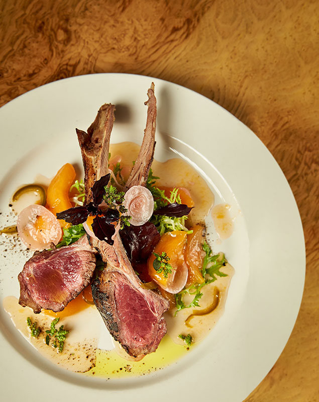 Grilled Rack of Lamb Chops