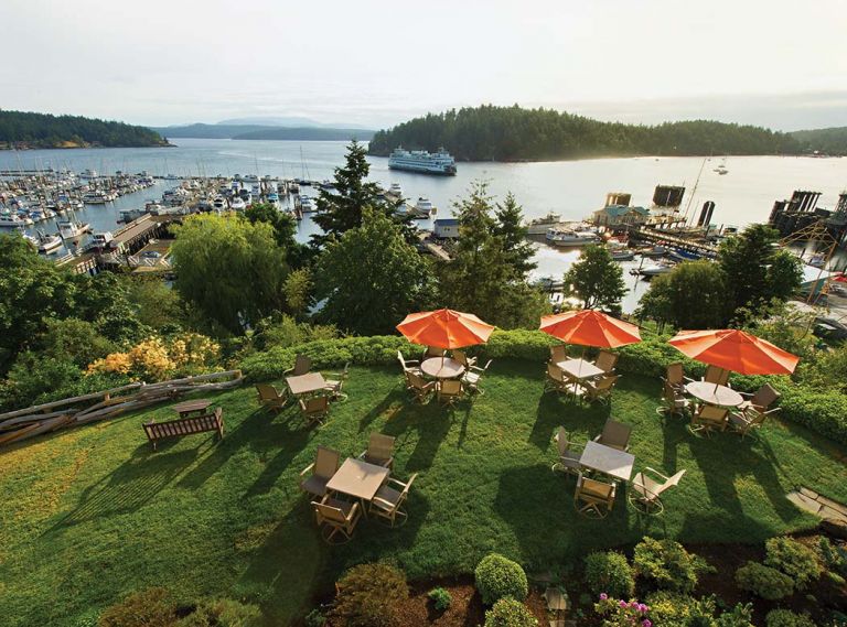 There is so much to explore on San Juan Island that you ll want to create an itinerary, even if you re on island time.  Start with  viewing the ferry arrivals from the terrace at Friday Harbor House.