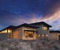 Designer and project manager Nate Ewan used Oregon juniper wood for some of the exterior siding. Tough as nails, juniper grows so well in Eastern Oregon that it’s considered a nuisance. Worse, the tree’s deep roots and high water needs, 30 to 70 gallons a day, mean it’s slowly draining the water table in an already dry climate.