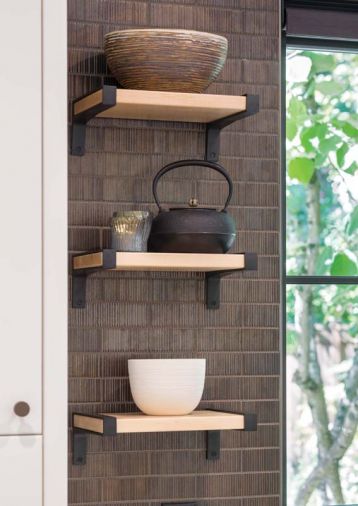 Shelving is from Rejuvenation.