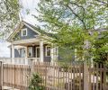 The exterior of the home shows off clean lines, crisp symmetry, and a classic silhouette.