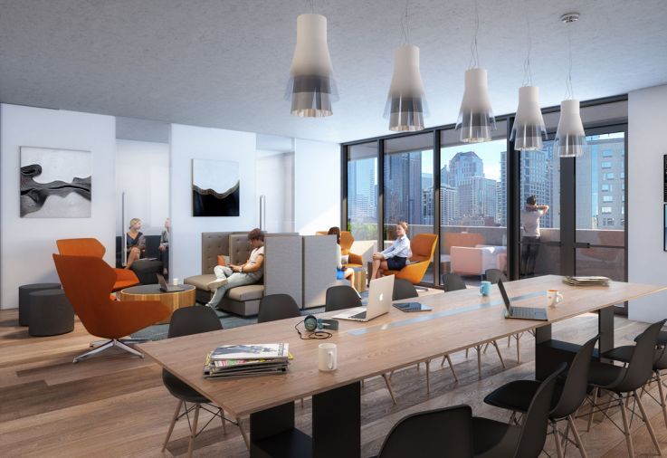 Exclusive to building apps are being integrated with new 
condominium offerings to help activate the community, schedule residential services and manage home technology. Photo courtesy Burrard Group