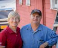 Jon and Debra Laraway. Jon comes from a pear-growing family, four generations of them. Pears have been grown among the rolling orchards and foggy valleys for generations, tended by the same families with the same hard work and commitment to producing the best fresh produce.