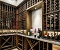 The traditionally styled, 560 bottle wine room, by Ageing Gracefully, is crafted from African Mahogany Sapele.