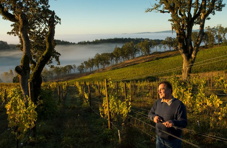 Moe Momtazi, owner of Maysara Winery and Momtazi Vineyard in McMinnville. Photo © Andrea Johnson