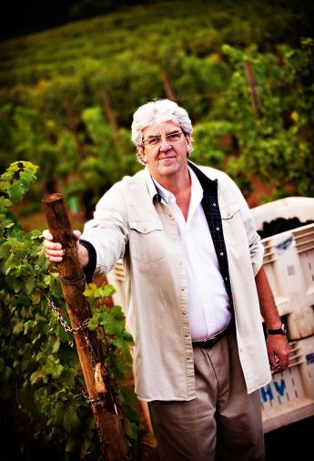 Biodynamic Consultant, Philippe Armenier, considered to be one of the foremost practitioners of Biodynamic farming in the world, based upon the writings of Rudolph Steiner, who is best known in this country as the philosophical founder of the Waldorf Schools. Among Armenier’s Northwest clients are Cayuse (Walla Walla, WA) and Winderlea (Dundee, OR). Photo © Carolyn Wells-Kramer