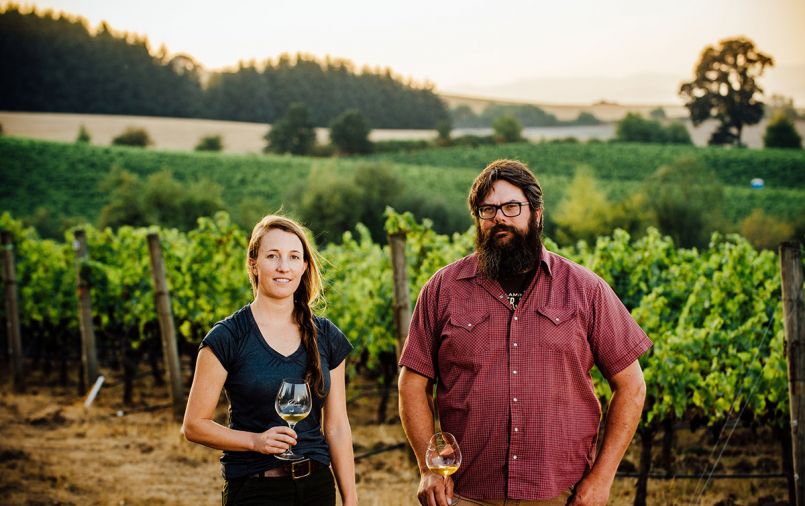 Johan Vineyards 85-acre certified-Biodynamic estate winery is located in Van Duzer Corridor AVA. Photo © Kathryn Elsesser