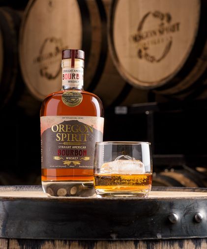 Oregon Spirit Distillers in Bend, Oregon, distills rye, bourbon, and wheat whiskeys.