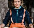 Salmon Sister, Claire Neaton, displays a tray of fresh-caught salmon beautifully filleted and ready for cooking.