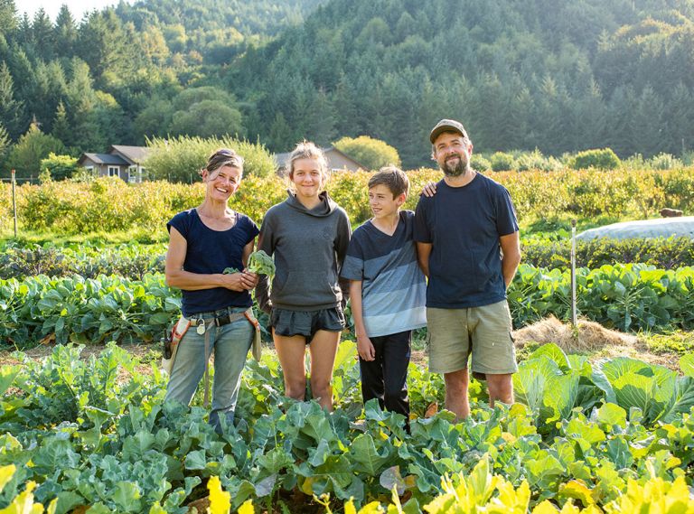 Hoinacki’s husband and children also live and work on the farm.