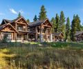 Richard A. Fisher Architects and White Label Interiors worked with contractor Chad Stevens to create a vacation rental on two lots in Suncadia, WA, which could easily accommodate thirty people, or several families, at once. Rustic materials, like heavy timber and stone, were mixed with modern detailing to strike the right balance in the natural setting.