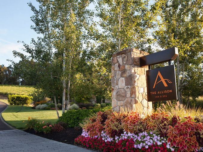 Eat, rejuvenate, and rest at the Allison Inn & Spa. Photography © The Allison Inn & Spa.