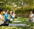 Start the day with outdoor yoga at The Allison. Photography © The Allison Inn & Spa.