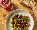Olives and Fried Chickpeas.