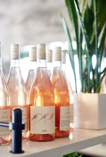 The wine menu features about 20 glass pours, ranging from a salt-kissed Sylvaner from Germany, to a robust Rosé of Pinot Noir from Oregon’s forward-thinking Hope Well.