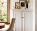 The cramped kitchen in this West Seattle Tudor is transformed into a bright and airy family hub worthy of the home’s classic warmth and charm.