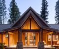 This Black Butte Ranch home, complete with custom white oak door and Prairie Stone column cladding, is a collaboration between JHL Design and CD Redding Construction. “The contractor was phenomenal,” says designer Holly Freres. “They really understood the level of quality that was necessary for this home.”