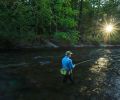 The solitude of fly fishing.