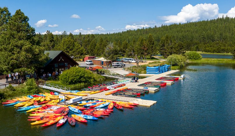 Sunriver Resort’s Marina.