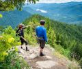 Mountain biking adventures abound, explore on your own or schedule a group shuttle from Bend to majestic spots all over Oregon, such as this breathtaking vista of Dead Mountain Trail in Oakridge.