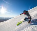 Skiing Mt. Bachelor.