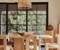 Lighting is from NPage Studio, and the bar stools were sourced from The Citizenry.