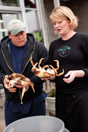 Laura Anderson of Local Ocean buys direct from the local fishermen for her Bayfront seafood market and grill, and works with more than 50 local fishermen.
