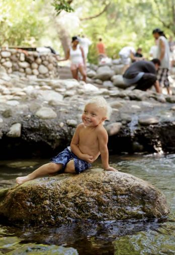 Ashland Creek is a huge draw for all ages, year round, rolling through the 93-acre Lithia Park. Visitors can enjoy picnics, duck ponds, miles of hiking trails, and ice skating in the winter.