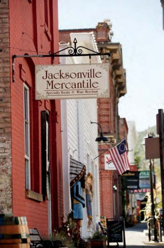 Jacksonville Mercantile is a must for foodies in search of the many acclaimed cheeses, meats and chocolates produced in the region.