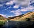 A typical swing downstream through a steelhead run on the lower Deschutes near Maupin.