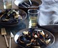 Steamed Mussels with Burdock Root