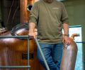 Distiller Keith Barnes, Bainbridge Organic Distillers, Washington’s first maker of 100% USDA Certified Organic spirits.