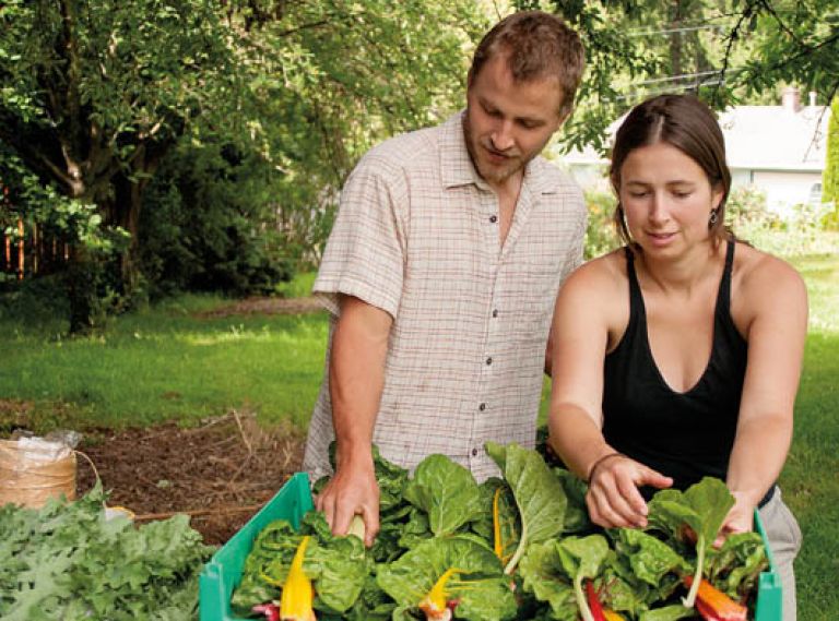 CSA members get a hearty weekly basket of seasonal produce, from spring spinach and edible flowers to carrots and winter squash. Diggin’ Roots Farm plans to include meat, dairy, and eggs into CSA shares in the future – a full spectrum of the farm’s bounty. The CSA season runs from mid-June through Thanksgiving, with pick-up locations in Portland, Silverton, and on the farm in Molalla.