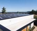 Sustainability features were built into Ash+Ash at literally every level, from a geo-exchange system buried around the perimeter of the property to a 10 KW photovoltaic array on the roof of the house.