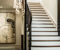 The massive interior reconstruction of Sam Hill’s Seattle mansion by Stuart Silk Architects required demolishing every interior wall, and relocating the entry stairs.