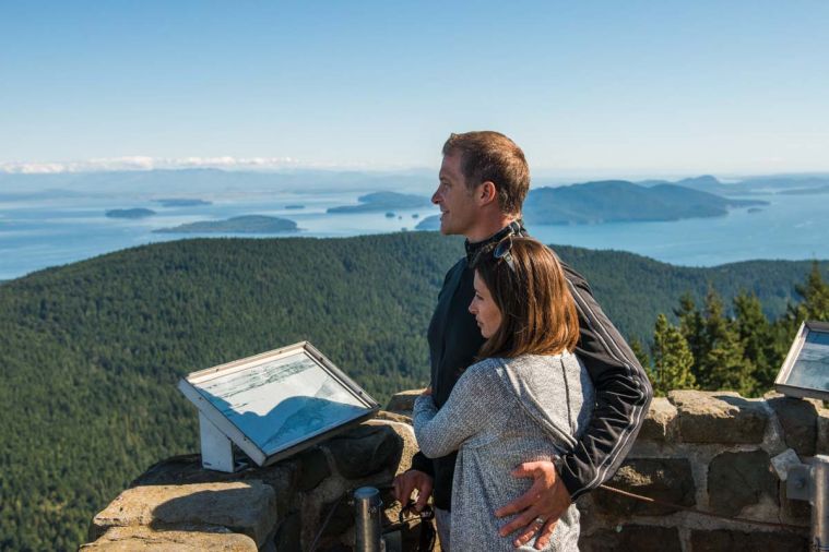 Drive to the top of Mt. Constitution for a panoramic view of the entire archipelago.