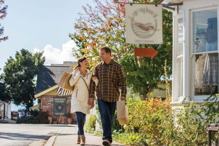 Once you travel to Orcas Island, go shopping at the charming boutiques in Eastsound.